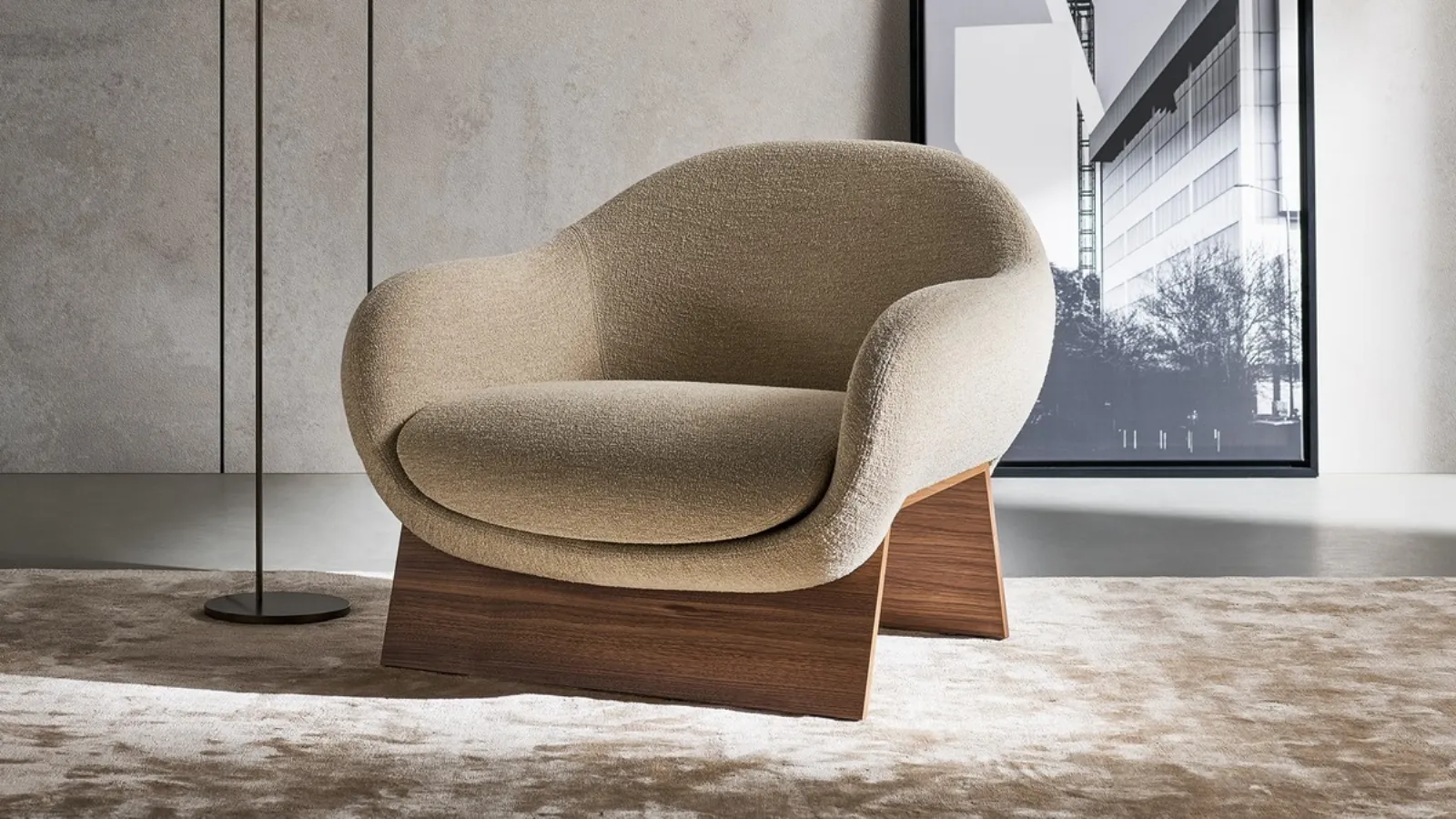 Poltrona Boolean armchair di Bonaldo