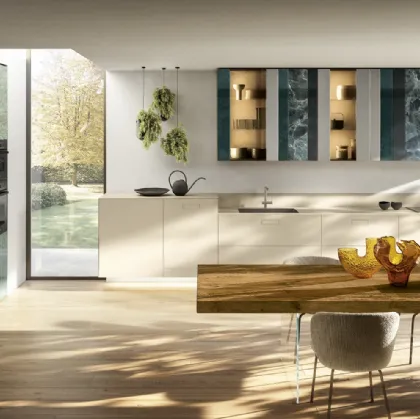 Cucina Design ad angolo NOW Project 2831 di Lago